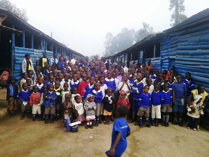 Posing for a Photograph- Cold Day In Uganda